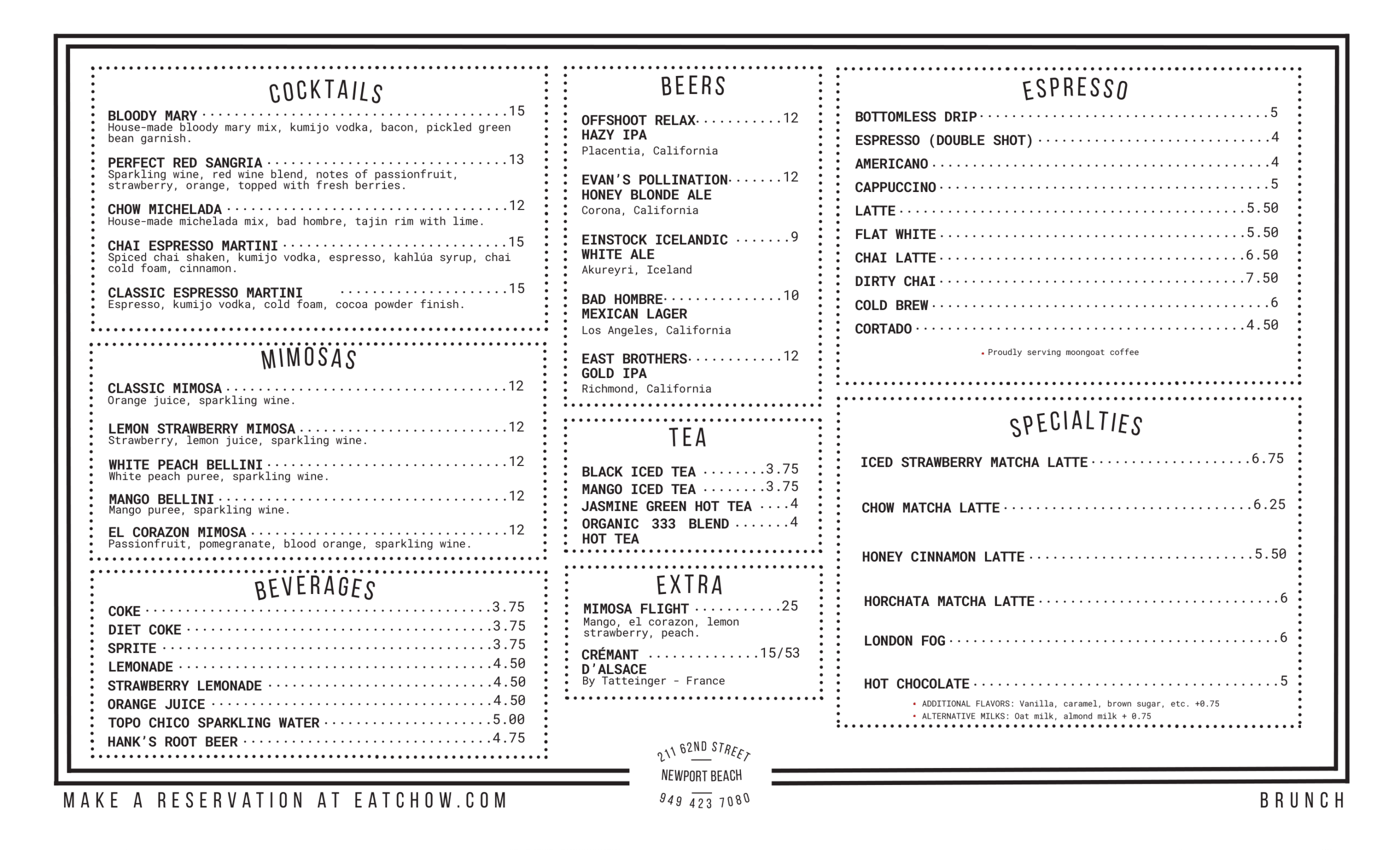 5 29 26 Eat Chow Brunch Menu 2 scaled