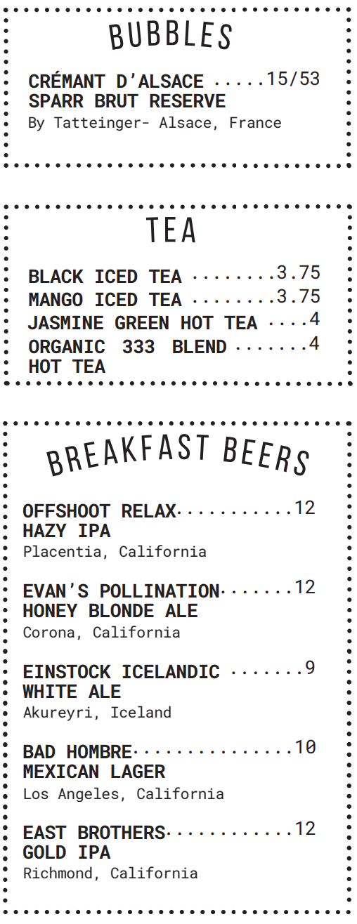 breakfast menu 5