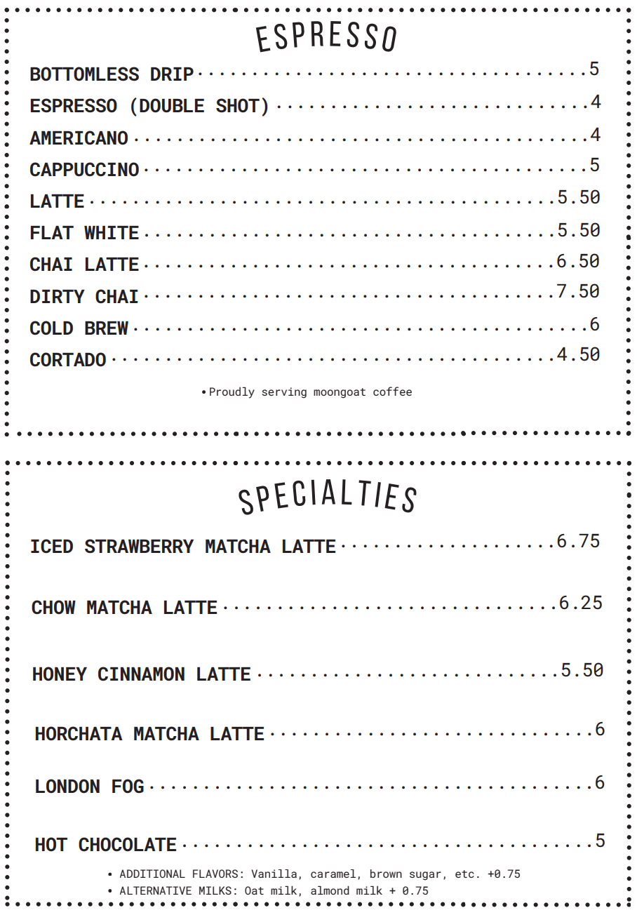 breakfast menu 6